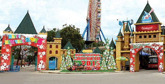 christmas at Ho Tay Water Park