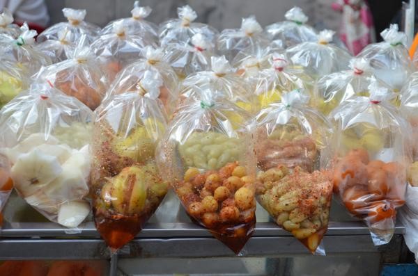 Thai sweeten porridge with fruits