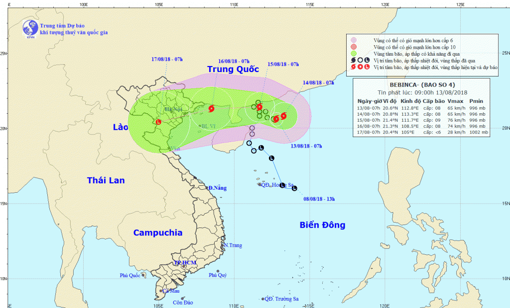 august storm in Vietnam