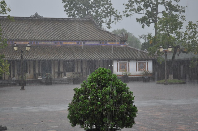 Vietnam rainy seasons temple